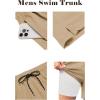 image:imageCOOFANDY Men Swim Trunk with Compression Liner 2 in 1 Swimwear Bathing Suit Quick Dry Board ShortKhaki