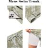 image:imageCOOFANDY Men Swim Trunk with Compression Liner 2 in 1 Swimwear Bathing Suit Quick Dry Board ShortP Plam Leaf