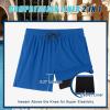 image:imageCOOFANDY Men Swim Trunk with Compression Liner 2 in 1 Swimwear Bathing Suit Quick Dry Board ShortRoyal Blue