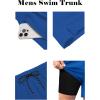 image:imageCOOFANDY Men Swim Trunk with Compression Liner 2 in 1 Swimwear Bathing Suit Quick Dry Board ShortRoyal Blue
