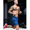 image:imageCOOFANDY Men Swim Trunk with Compression Liner 2 in 1 Swimwear Bathing Suit Quick Dry Board ShortRoyal Blue