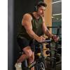 image:imageCOOFANDY Men Workout Tank Tops Sleeveless Gym Muscle Shirt Quick Dry Athletic Running Tee Shirts Summer LightweightArmy Green