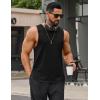 image:imageCOOFANDY Men Workout Tank Tops Sleeveless Gym Muscle Shirt Quick Dry Athletic Running Tee Shirts Summer LightweightBlack