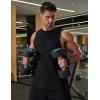 image:imageCOOFANDY Men Workout Tank Tops Sleeveless Gym Muscle Shirt Quick Dry Athletic Running Tee Shirts Summer LightweightBlack