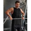 image:imageCOOFANDY Men Workout Tank Tops Sleeveless Gym Muscle Shirt Quick Dry Athletic Running Tee Shirts Summer LightweightBlack