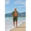 image:imageCOOFANDY Mens 2 Piece Outfit Casual Short Sleeve Button Down Shirt and Beach Shorts Set Summer Vacation Outfits for MenDark Green