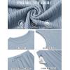 image:imageCOOFANDY Mens 2 Piece Outfits Beach Knit Jacquard Sleeveless Shirt and Shorts Sets Summer Athletic Vacation SetLight Blue