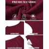 image:imageCOOFANDY Mens 2 Piece Outfits Beach Knit Jacquard Sleeveless Shirt and Shorts Sets Summer Athletic Vacation SetWine Red