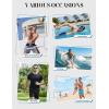 image:imageCOOFANDY Mens 7 Swim Trunks with Compression Liner Quick Dry 2 in 1 Bathing Suit Beach Swimwear Board Shorts with PocketsAblack