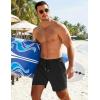 image:imageCOOFANDY Mens 7 Swim Trunks with Compression Liner Quick Dry 2 in 1 Bathing Suit Beach Swimwear Board Shorts with PocketsAblack