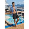 image:imageCOOFANDY Mens 7 Swim Trunks with Compression Liner Stretch Swimming Shorts with Zipper PocketsBlack