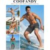 image:imageCOOFANDY Mens 7 Swim Trunks with Compression Liner Stretch Swimming Shorts with Zipper PocketsBlack
