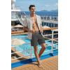 image:imageCOOFANDY Mens 7 Swim Trunks with Compression Liner Stretch Swimming Shorts with Zipper PocketsDark Grey