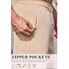 image:imageCOOFANDY Mens 7 Swim Trunks with Compression Liner Stretch Swimming Shorts with Zipper PocketsKhaki