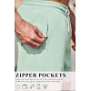 image:imageCOOFANDY Mens 7 Swim Trunks with Compression Liner Stretch Swimming Shorts with Zipper PocketsMint Green