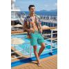image:imageCOOFANDY Mens 7 Swim Trunks with Compression Liner Stretch Swimming Shorts with Zipper PocketsTeal