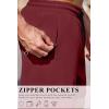 image:imageCOOFANDY Mens 7 Swim Trunks with Compression Liner Stretch Swimming Shorts with Zipper PocketsWine