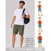image:imageCOOFANDY Mens 9 Casual Shorts with Zipper Pocket Elastic Waist Drawstring Chinos Short Summer Lightweight Cotton ShortsArmy Green
