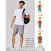 image:imageCOOFANDY Mens 9 Casual Shorts with Zipper Pocket Elastic Waist Drawstring Chinos Short Summer Lightweight Cotton ShortsGrey