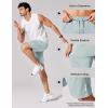 image:imageCOOFANDY Mens Athletic Running Shorts 9 Lightweight Quick Dry Drawstring Mesh Gym Shorts with Zipper PocketsLodenfrost
