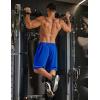 image:imageCOOFANDY Mens Athletic Running Shorts 9 Lightweight Quick Dry Drawstring Mesh Gym Shorts with Zipper PocketsRoyal Blue