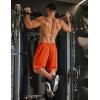 image:imageCOOFANDY Mens Athletic Running Shorts 9 Lightweight Quick Dry Drawstring Mesh Gym Shorts with Zipper PocketsVibrant Orange