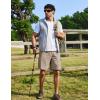 image:imageCOOFANDY Mens Cargo Cotton Twill Cargo Shorts Drawstring Stretch Elastic Waist Casual Work Short with 5 PocketsBeige