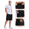 image:imageCOOFANDY Mens Cargo Cotton Twill Cargo Shorts Drawstring Stretch Elastic Waist Casual Work Short with 5 PocketsBlack