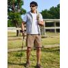 image:imageCOOFANDY Mens Cargo Cotton Twill Cargo Shorts Drawstring Stretch Elastic Waist Casual Work Short with 5 PocketsKhaki