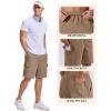 image:imageCOOFANDY Mens Cargo Cotton Twill Cargo Shorts Drawstring Stretch Elastic Waist Casual Work Short with 5 PocketsKhaki