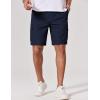 image:imageCOOFANDY Mens Cargo Cotton Twill Cargo Shorts Drawstring Stretch Elastic Waist Casual Work Short with 5 PocketsNavy Bule