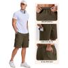 image:imageCOOFANDY Mens Cargo Cotton Twill Cargo Shorts Drawstring Stretch Elastic Waist Casual Work Short with 5 PocketsOlive Green