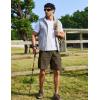 image:imageCOOFANDY Mens Cargo Cotton Twill Cargo Shorts Drawstring Stretch Elastic Waist Casual Work Short with 5 PocketsOlive Green