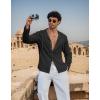 image:imageCOOFANDY Mens Casual Button Down Shirt Summer Beach Shirts Lightweight Hoodie Sun Protection Coverup for Travel VacationBlack