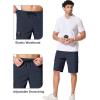 image:imageCOOFANDY Mens Casual Cargo Shorts 10 Drawstring Elastic Waist Shorts Summer Cotton Chino Work Shorts with 6 PocketsNavy Blue