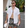 image:imageCOOFANDY Mens Casual Cotton Shorts Summer Beach 5 Inch Shorts Lightweight Drawstring Elastic Waist Chino Golf ShortsCamouflage 1