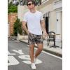 image:imageCOOFANDY Mens Casual Cotton Shorts Summer Beach 5 Inch Shorts Lightweight Drawstring Elastic Waist Chino Golf ShortsCamouflage 1
