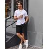 image:imageCOOFANDY Mens Casual Golf Shorts 9 Lightweight Stretch QuickDry Shorts for Hiking Work with 4 PocketsBlack
