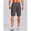 image:imageCOOFANDY Mens Casual Golf Shorts 9 Lightweight Stretch QuickDry Shorts for Hiking Work with 4 PocketsDark Gray
