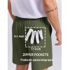 image:imageCOOFANDY Mens Casual Shorts 7 Stretch Golf Shorts with 4 Pockets Quick Dry Lightweight Shorts Dress for Hiking WorkArmy Green