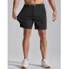 image:imageCOOFANDY Mens Casual Shorts 7 Stretch Golf Shorts with 4 Pockets Quick Dry Lightweight Shorts Dress for Hiking WorkBlack