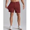 image:imageCOOFANDY Mens Casual Shorts 7 Stretch Golf Shorts with 4 Pockets Quick Dry Lightweight Shorts Dress for Hiking WorkBrick Red