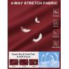 image:imageCOOFANDY Mens Casual Shorts 7 Stretch Golf Shorts with 4 Pockets Quick Dry Lightweight Shorts Dress for Hiking WorkBrick Red