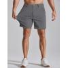 image:imageCOOFANDY Mens Casual Shorts 7 Stretch Golf Shorts with 4 Pockets Quick Dry Lightweight Shorts Dress for Hiking WorkDark Grey