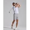 image:imageCOOFANDY Mens Casual Shorts 7 Stretch Golf Shorts with 4 Pockets Quick Dry Lightweight Shorts Dress for Hiking WorkLight Grey