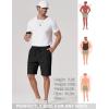 image:imageCOOFANDY Mens Casual Shorts 9 Chino Cotton Shorts Summer Beach Drawstring Shorts with PocketsBlack
