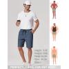 image:imageCOOFANDY Mens Casual Shorts 9 Chino Cotton Shorts Summer Beach Drawstring Shorts with PocketsDeep Blue