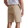 image:imageCOOFANDY Mens Casual Shorts 9 Flat Front Elastic Waist Linen Dress Shorts Lightweight Summer Outfits with PocketsKhaki