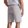 image:imageCOOFANDY Mens Casual Shorts 9 Flat Front Elastic Waist Linen Dress Shorts Lightweight Summer Outfits with PocketsLight Gray