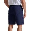 image:imageCOOFANDY Mens Casual Shorts 9 Flat Front Elastic Waist Linen Dress Shorts Lightweight Summer Outfits with PocketsNavy Blue
